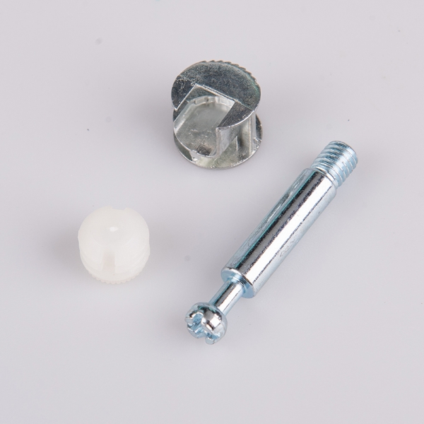 Furniture Hardware Fasteners Fittings 3 In 1 Cam Connector Screw