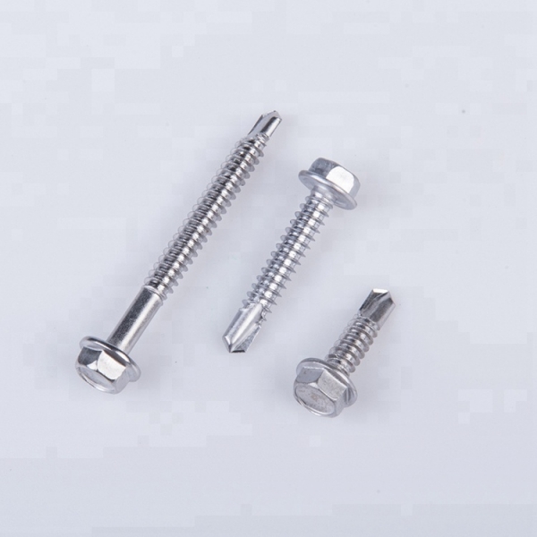China Supplier Hex Washer Head Customized Stainless Steel Self Drilling Screw