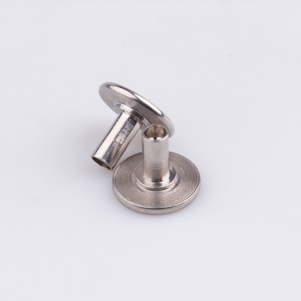 Stainless Steel Flat Head Semi Hollow Rivet With Light Hole In Head 