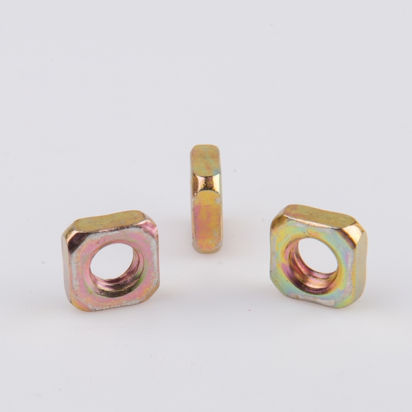 Competitive Price Carbon Steel  Zinc Plated Square Nut