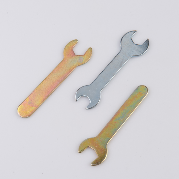 China Factory Carbon Steel Galvanized Open End Wrench Single Bent Open Spanner Tools 
