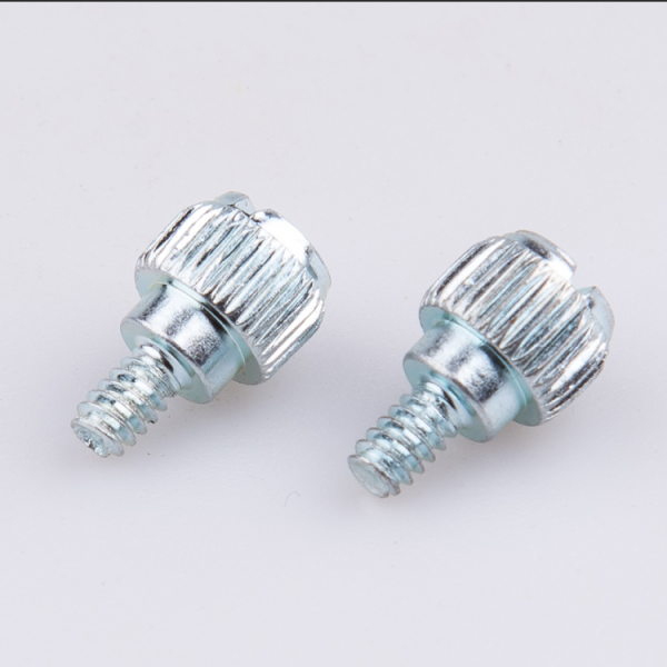 Phillips slotted carbon steel zinc coating knurled screw 