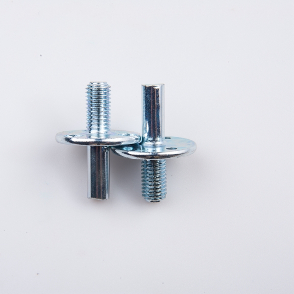 OEM Carbon Steel Zinc Plated Machine Thread Round Base Tee Nut Screw For Bed