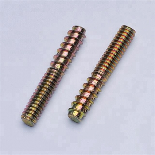 High quality ODM Factory Zinc Plated Double Sided Wood Screws 