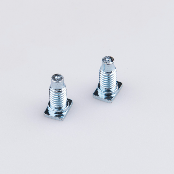 Carbon steel galvanized square head screw with dog point 