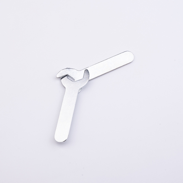 M10 Mini Stamped Hex Flat Single Open End Wrench Disposable Simple Impact Spanner